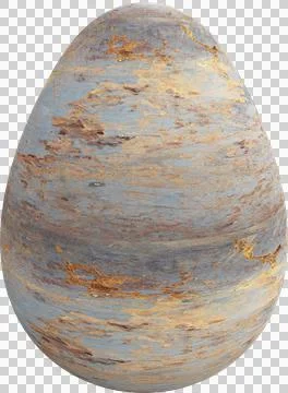 3D Easter Egg with beautiful pattern Stock Illustration