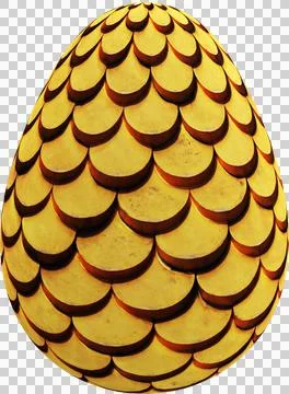 3D Easter Egg with beautiful pattern Stock Illustration
