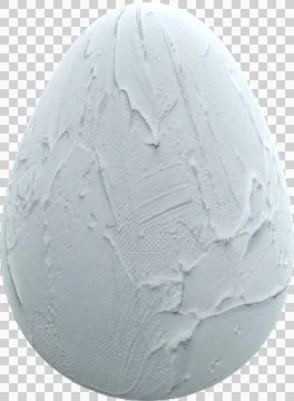 3D Easter Egg with beautiful pattern Stock Illustration