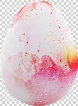 3D Easter Egg with beautiful pattern Stock Illustration