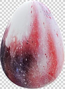 3D Easter Egg with beautiful pattern Stock Illustration