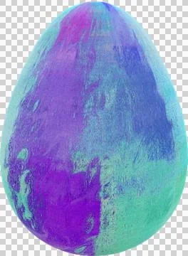 3D Easter Egg with beautiful pattern Stock Illustration