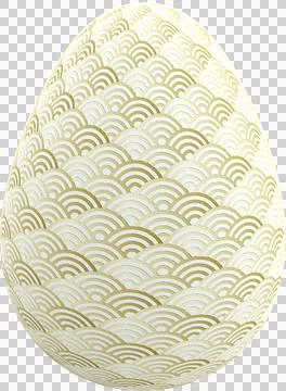 3D Easter Egg with beautiful pattern イラスト素材