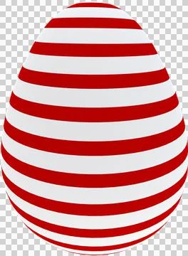 3D Easter Egg with beautiful pattern Stock Illustration