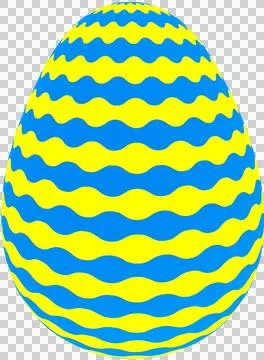 3D Easter Egg with beautiful pattern Stock Illustration