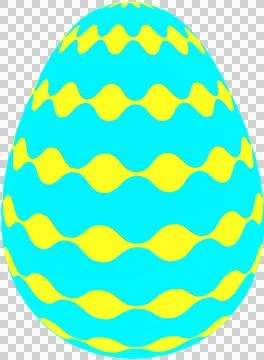 3D Easter Egg with beautiful pattern 스톡 일러스트