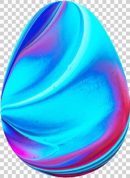 3D Easter Egg with beautiful pattern Stock Illustration