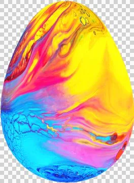 3D Easter Egg with beautiful pattern Stock Illustration