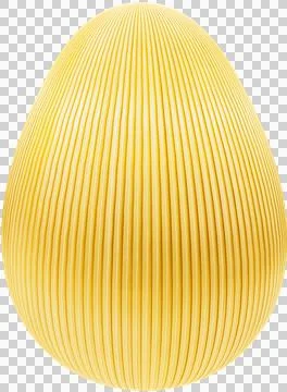 3D Easter Egg with beautiful pattern Stock Illustration