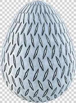 3D Easter Egg with beautiful pattern Stock Illustration