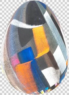 3D Easter Egg with beautiful pattern Stock Illustration