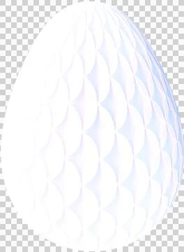 3D Easter Egg with beautiful pattern Illustrazione stock