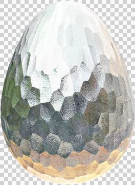 3D Easter Egg with beautiful pattern Stock Illustration