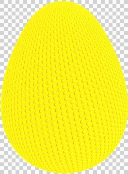 3D Easter Egg with beautiful pattern Stock Illustration