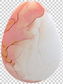 3D Easter Egg with beautiful pattern Illustrazione stock