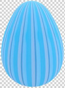 3D Easter Egg with beautiful pattern Stock Illustration