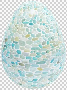 3D Easter Egg with beautiful pattern Stockillustratie