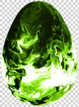 3D Easter Egg with beautiful pattern Illustrazione stock