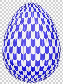 3D Easter Egg Stock Illustration