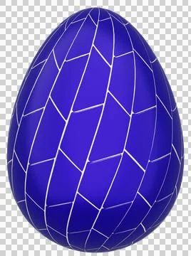 3D Easter Egg Stock Illustration