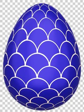 3D Easter Egg Stock Illustration
