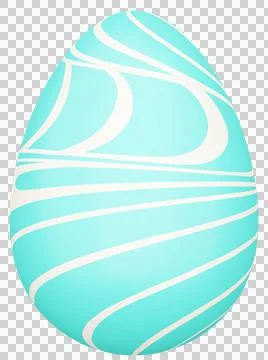 3D Easter Egg Stock Illustration