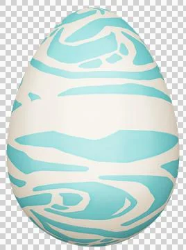3D Easter Egg Stock Illustration