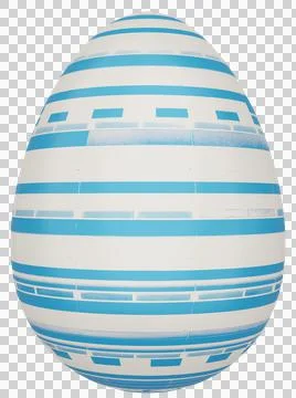 3D Easter Egg Stock Illustration