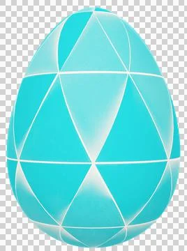 3D Easter Egg Stock Illustration