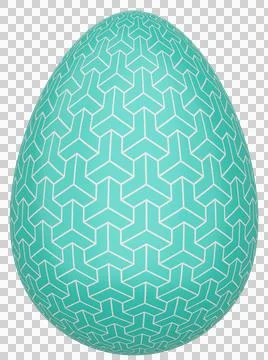 3D Easter Egg Stock Illustration
