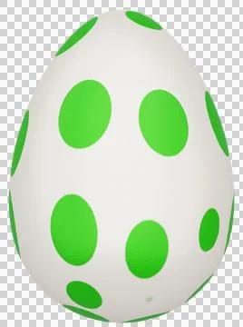 3D Easter Egg Stock Illustration