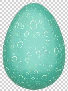3D Easter Egg Stock Illustration