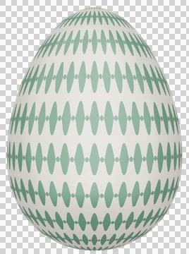 3D Easter Egg Stock Illustration