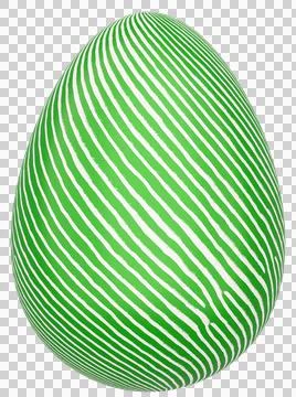 3D Easter Egg Stock Illustration