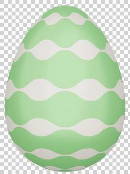 3D Easter Egg Stock Illustration
