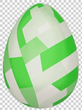3D Easter Egg Stock Illustration
