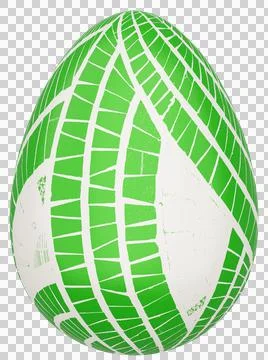 3D Easter Egg Stock Illustration