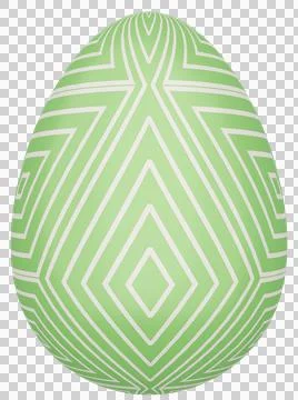 3D Easter Egg Stock Illustration