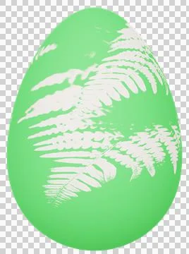 3D Easter Egg Stock Illustration