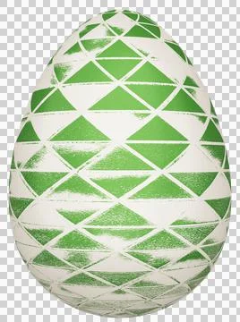 3D Easter Egg Stock Illustration