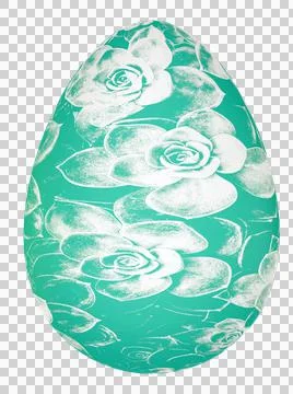 3D Easter Egg Stock Illustration
