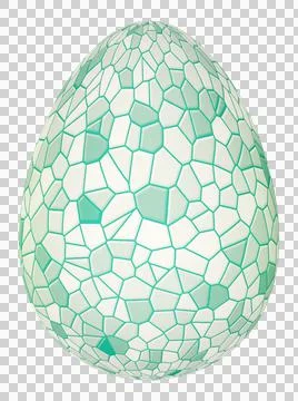 3D Easter Egg Stock Illustration
