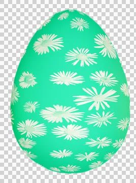 3D Easter Egg Stock Illustration