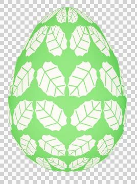 3D Easter Egg Stock Illustration