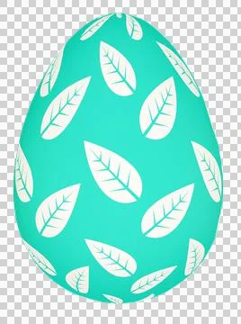 3D Easter Egg Stock Illustration