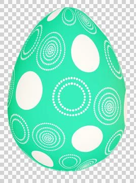 3D Easter Egg Stock Illustration