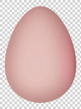 3D Easter Egg Stock Illustration