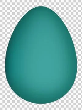 3D Easter Egg Stock Illustration