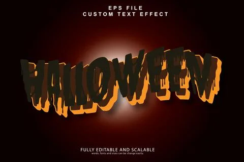 3d editable premium text effect Stock Illustration