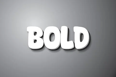 3d editable premium text effect Stock Illustration
